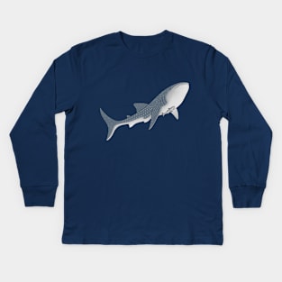 Whale Shark Kids Long Sleeve T-Shirt
